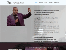 Tablet Screenshot of brianhilliard.com